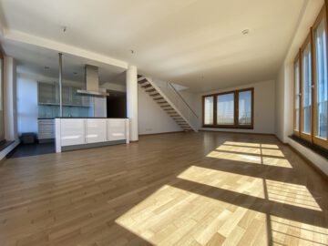 Exklusive Penthouse-Maisonette-Wohnung mit Blick auf die Spree *3 Balkone**Fußbodenheizung*, 10117 Berlin, Penthousewohnung